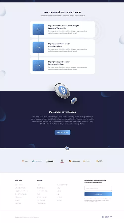 BITSILVERCOIN - BRANDING WORKS screenshot 11